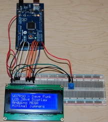 Arduino Mega with 4x20 LCD